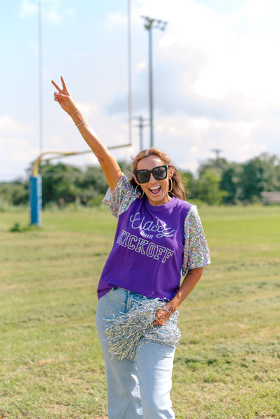 Classy Until Kickoff in Purple