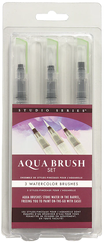 Studio Series Aqua Brushes (Set of 3)