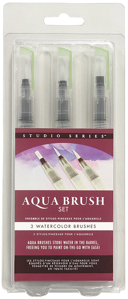 Studio Series Aqua Brushes (Set of 3)