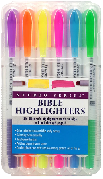 Bible Highlighters (Set of 6)