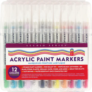 Studio Series Acrylic Paint Markers (Set of 12)