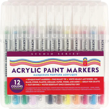 Studio Series Acrylic Paint Markers (Set of 12)