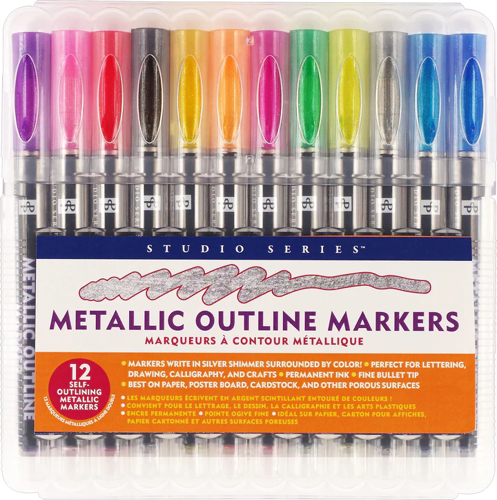 Studio Series Metallic Outline Markers