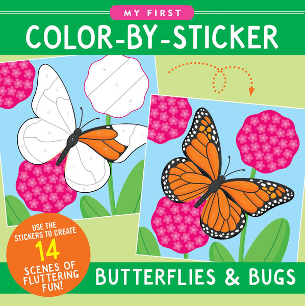 My First Color-By-Sticker Book - Butterflies & Bugs