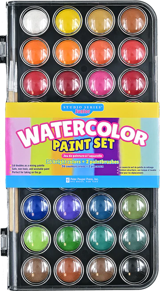 Studio Series Junior Watercolor Paint Set (36 colors)