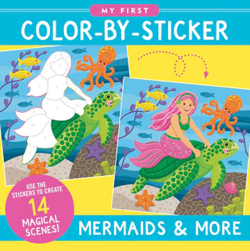 First Color-By-Sticker Mermaids & More