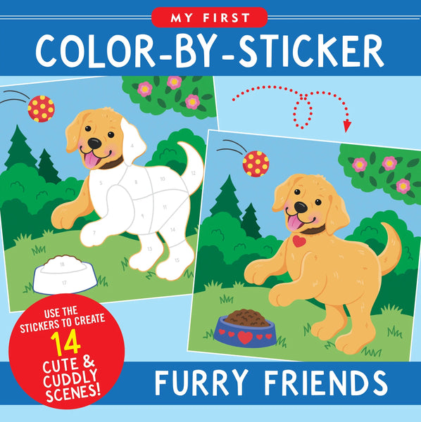 First Color by Sticker Furry Friends