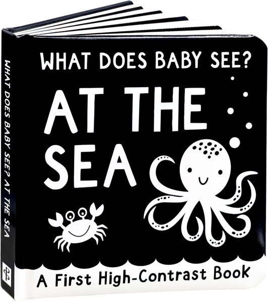 What Does Baby See? At the Sea: A First High Contrast Board Book
