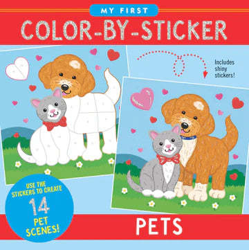 My First Color-by-Sticker Book - Pets