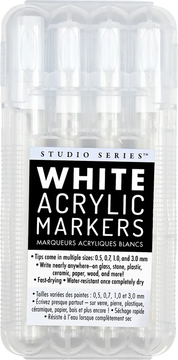 Studio Series White Acrylic Markers