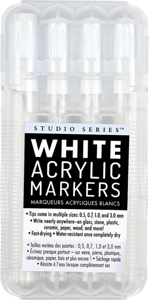 Studio Series White Acrylic Markers