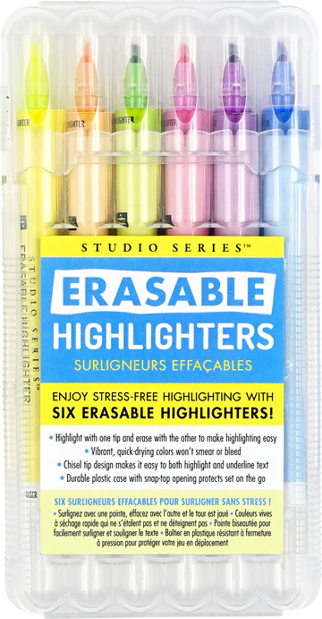 Studio Series Erasable Highlighters