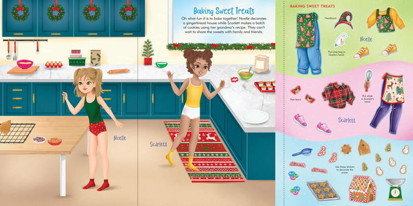 Christmas Sticker Doll Dress Up