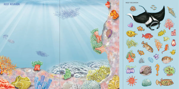 Under the Sea Sticker Scenes Activity Book