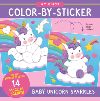 My First Color by Sticker Baby Unicorn Sparkles