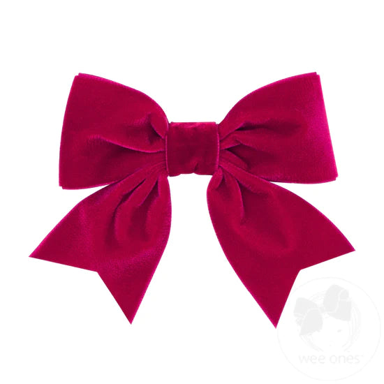 Cardinal Small King Velvet Bow