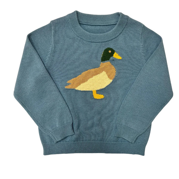 Blue Mallard Duck Sweater