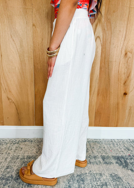 Summer Pant in White Sand
