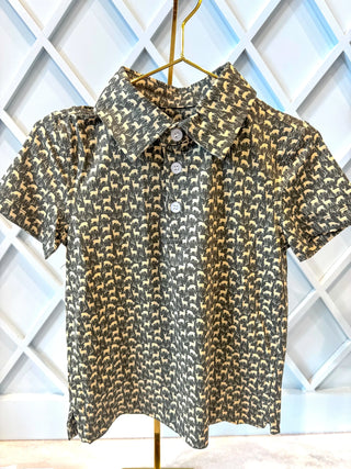 Trophy Buck Print Polo