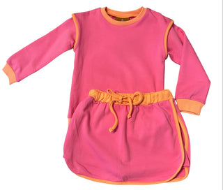 Josie Skort Set - Pink & Orange