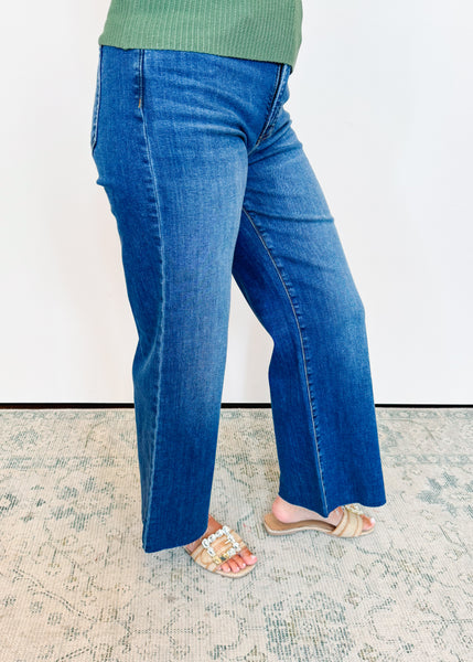 Meg High Rise Fab Ab Wide Leg