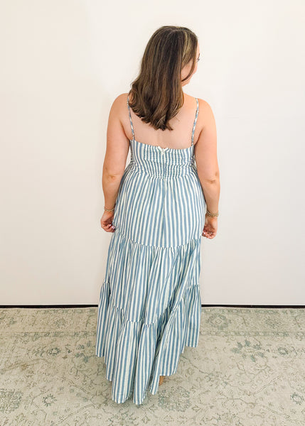 Hope Blue Stripe Dress