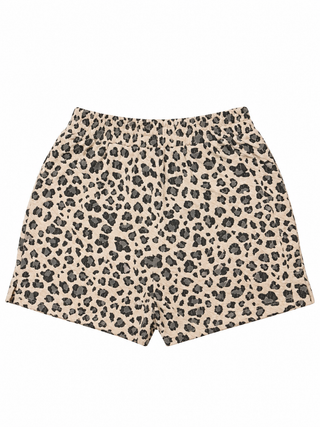 Girls Leopard Print Shorts