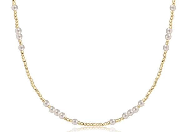 choker hope unwritten - 4mm pearl