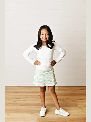 White Ruched Top