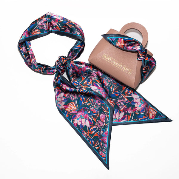 Painted Protea Onyx Accessory Scarf