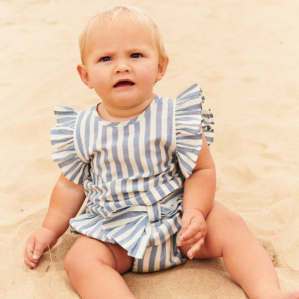 Abigail Blue Stripe 2-Piece Set