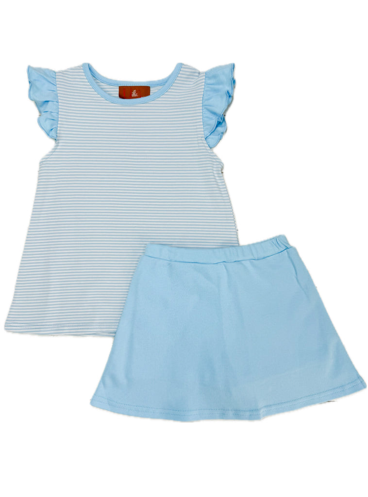 Gracie Skort Set- Blue