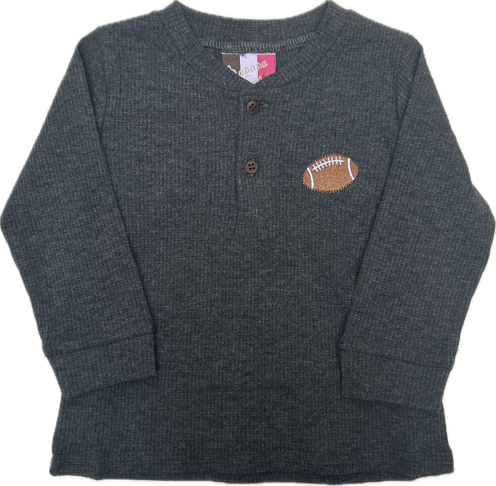 Boys Football Henley Shirt