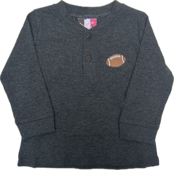 Boys Football Henley Shirt