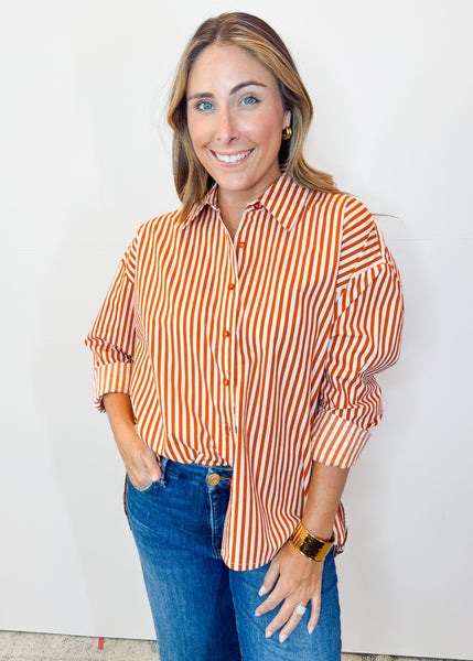 Tanvi Top in Terracotta