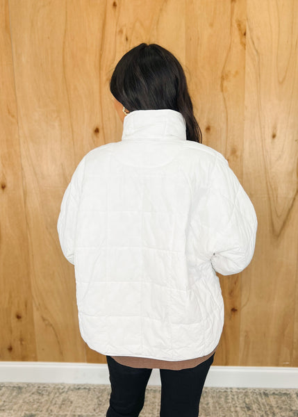 Pippa Packable Puffer Jacket White