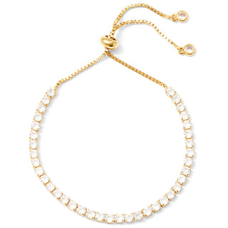 Pulley Tennis Bracelet with 3mm CZ