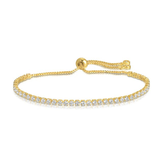 5mm Cubic Zirconia Pulley Tennis Bracelet