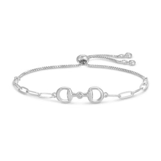 Double Stirrup Pulley Bracelet - Silver