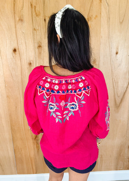 Shay Blouse in Pink