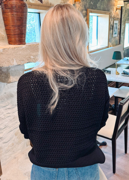 Cameron Crochet Sweater