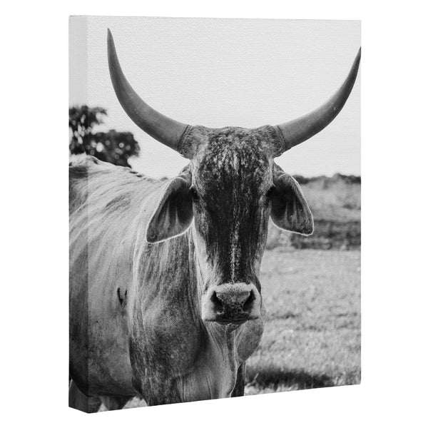 The Boss Longhorn Cow canvas