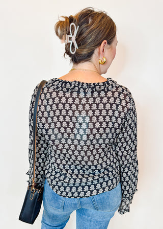 Jaquel Top in Whitecap Gray