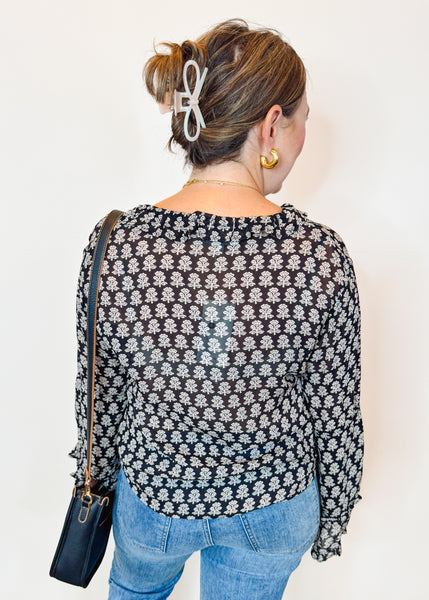 Jaquel Top in Whitecap Gray