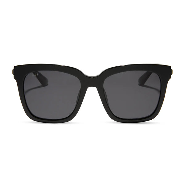 Bella Sunglasses in Black/Grey Polarized