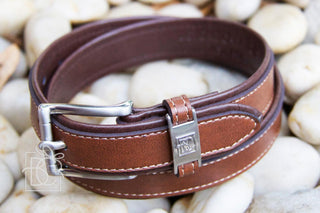 Two-Tone Genuine Leather Belts