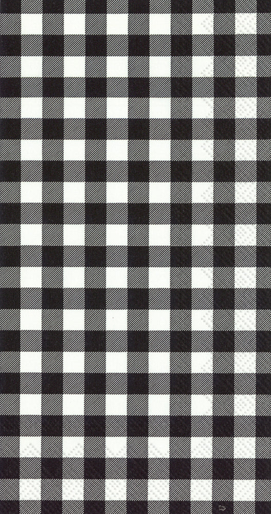 Black Buffalo Check Guest Napkin