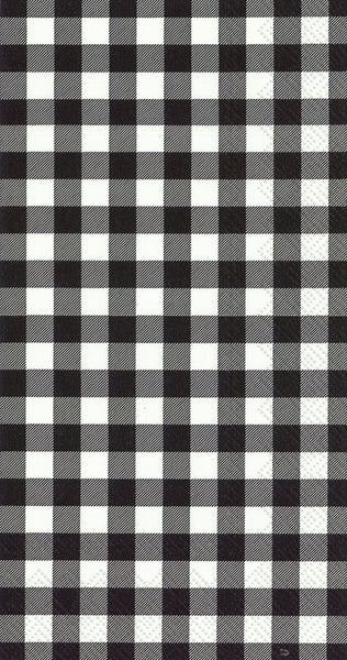 Black Buffalo Check Guest Napkin