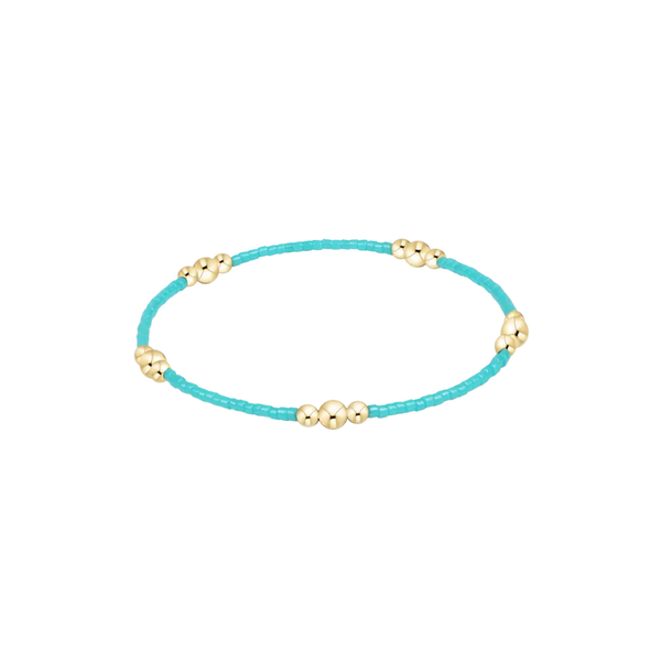Hope Purpose Gold Bracelet – Turquoise
