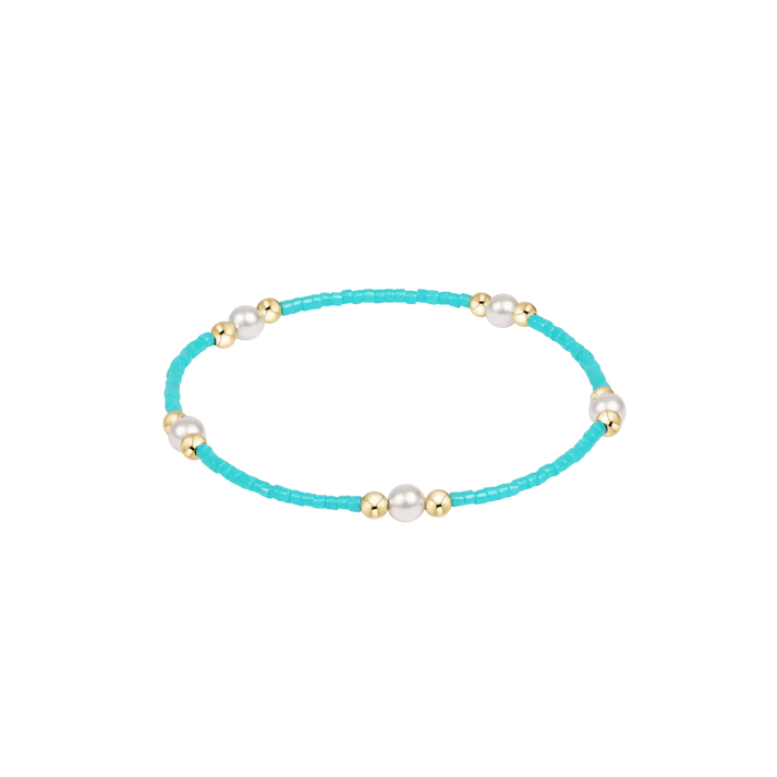 Hope Purpose Pearl Bracelet – Turquoise